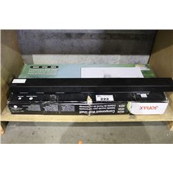 SONAX 35.5" COMPONENT WALL SHELF AND SAMSUNG SOUND BAR