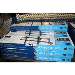 10 INSIGNIA 47-80" TILTING INCLINABLE TV WALL MOUNTS