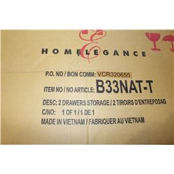 PALLET OF 2 DRAWER STORAGE CONTAINERS (IN BOX)