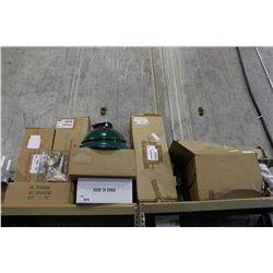 24' SHELF LOT OF CHRISTMAS DECORATIONS