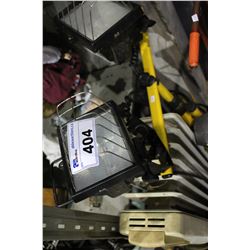 TROUBLE LIGHT AND OIL HEATER