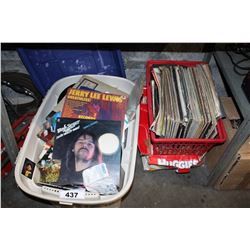 SHELF LOT OF VINTAGE VINYL