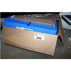 SHELF LOT OF POP UP TOTES