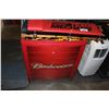 Image 1 : BUDWEISER COOLER WITH AIR HOSES, 2 CREEPERS