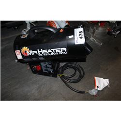 MR. HEATER PROPANE HEATER 75,000-125,000BTUS