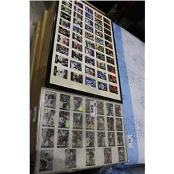 COLLECTION OF FRAMED HOCKEY CARDS