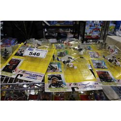 SHELF LOT OF SPORTS COLLECTABLES