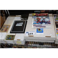 SHELF LOT OF HOCKEY CARDS