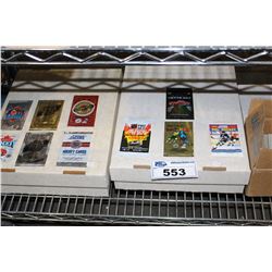 SHELF LOT OF HOCKEY CARDS