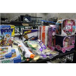 SHELF LOT OF VIKING HATS, TOYS AND MORE