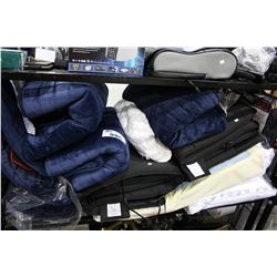 SHELF LOT OF HEATING PADS