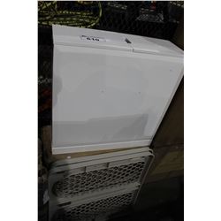 STORAGE CABINET AND BOX OF UNASSEMBLED FURNITURE