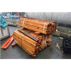 PALLET OF 1 X 2 WOOD