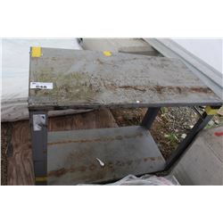 2 TIER METAL ROLLING RACK