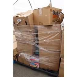 PALLET OF MISC STORAGE LOCKER ITEMS