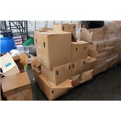 PALLET OF MISC STORAGE LOCKER ITEMS