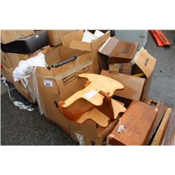 PALLET OF MISC STORAGE LOCKER ITEMS