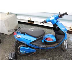 BLUE ELECTRIC SCOOTER