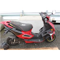 RED ELECTRIC SCOOTER