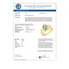 Image 2 : 0.46 CTW Peridot Ring 10K Yellow Gold - REF-15H3A - 12674