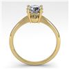 Image 4 : 1.0 CTW VS/SI Diamond Engagement Designer Ring 14K Yellow Gold - REF-272T3M - 38453