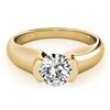 Image 1 : 1 CTW Certified VS/SI Diamond Solitaire Ring 18K Yellow Gold - REF-331X4T - 27806