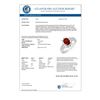 Image 2 : 1.04 CTW Garnet & Diamond Ring 18K White Gold - REF-27Y6K - 12511
