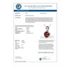 Image 3 : 2 CTW Garnet Designer Inspired Solitaire Necklace 18K White Gold - REF-24W5F - 22023