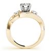 Image 2 : 2.01 CTW Certified VS/SI Diamond Bypass Solitaire Ring 18K Yellow Gold - REF-558Y5K - 27671