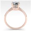 Image 4 : 1.54 CTW VS/SI Diamond Engagement Designer Ring 18K Rose Gold - REF-577K5W - 32435