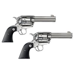 Ruger, Vaquero SASS, Single-Action Revolver, 357 Mag, 4.6" Barrel, High-Gloss Stainless Finish,05133