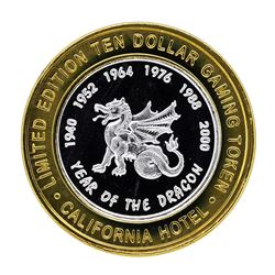 .999 Silver Sam's Town Las Vegas Nevada $10 Casino Limited Edition Gaming Token