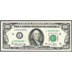 1974 $100 Federal Reserve STAR Note