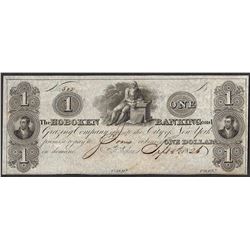 1826 $1 The Hoboken Banking and Grazing Company Obsolete Note