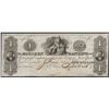 Image 1 : 1826 $1 The Hoboken Banking and Grazing Company Obsolete Note