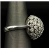 Image 4 : 14KT White Gold Flower Design 2.50 ctw Diamond Ring