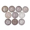 Image 1 : Lot of (10) Pre 1921 $1 Morgan Silver Dollar Coins