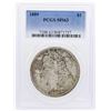 Image 1 : 1889 $1 Morgan Silver Dollar Coin PCGS MS63