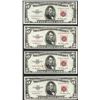 Image 1 : Lot of (4) 1953 $5 Legal Tender Notes