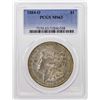 Image 1 : 1884-O $1 Morgan Silver Dollar Coin PCGS MS63