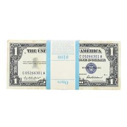 Pack of (100) Consecutive 1957 $1 Silver Certificate Notes