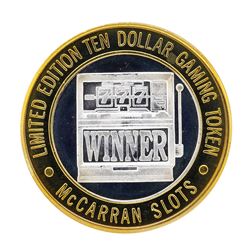 .999 Silver McCarran International Airport $10 Casino Limited Edition Gaming Tok