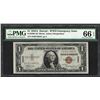 Image 1 : 1935A $1 Hawaii Silver Certificate WWII Emergency Note PMG Gem Uncirculated 66EP
