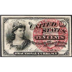 March 3, 1863 Ten Cent 4th Issue Fractional Note