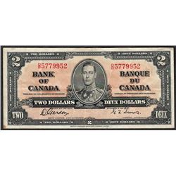 1937 $2 Bank of Canada Note