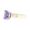 Image 2 : 14KT Yellow Gold Ladies 2.44 ctw Tanzanite and Diamond Ring