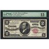 Image 1 : 1891 $2 Silver Certificate Note Fr.246 PMG Choice Fine 15