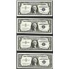 Image 1 : Lot of (4) Consecutive 1957 $1 Silver Certificate STAR Notes Uncirculated