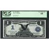 Image 1 : 1899 $1 Black Eagle Silver Certificate Note Fr.230 PCGS Very Choice New 64