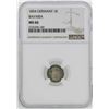 Image 1 : 1854 Germany Bavaria Kreuzer Coin NGC MS66